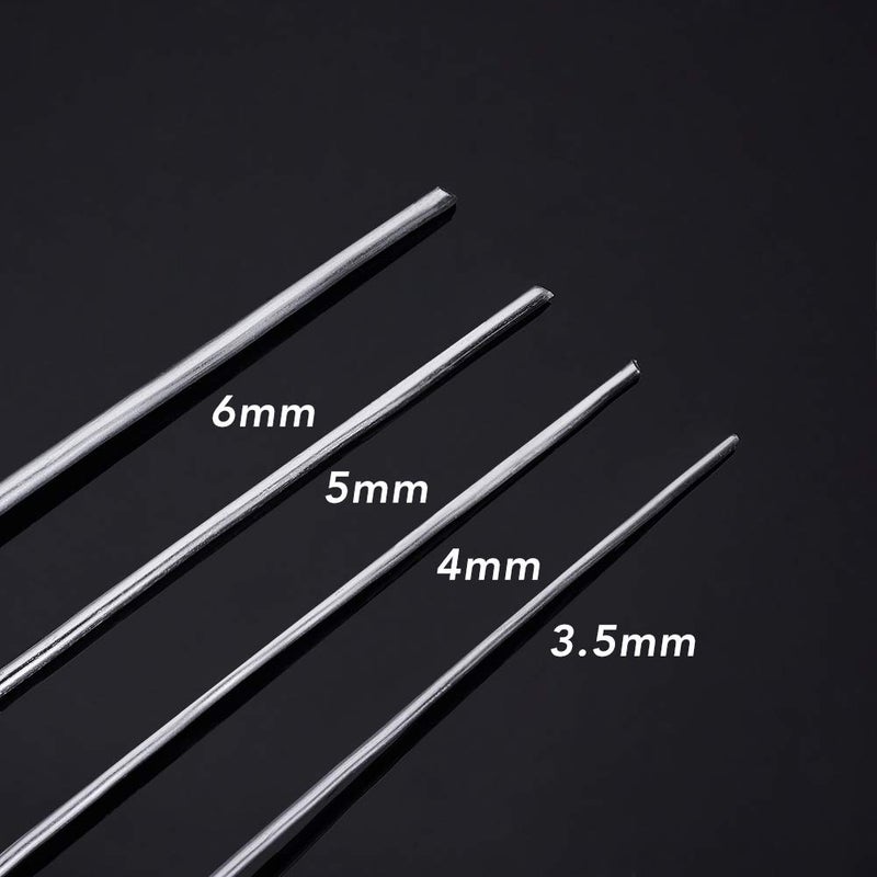 BENECREAT 52 Feet 6 Gauge Silver Aluminum Wire Bendable Metal Sculpting Wire for Bonsai Trees, Floral, Skeleton Making, Home Decors and Other Arts Crafts Making - Image 5